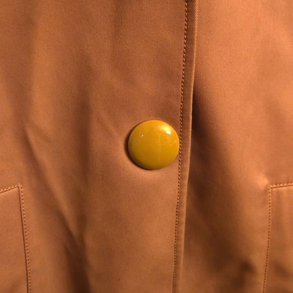 Kate Spade Taupe/Tan Hooded Jacket - Picture 2 of 10